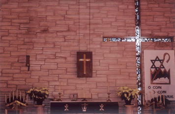 Picture of front of the church